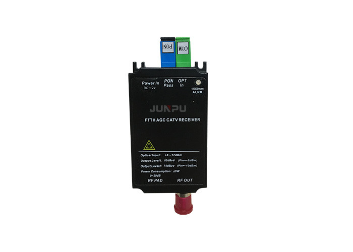 Network FTTH Optical Node Receiver With Filter Output 1550nm 12V