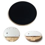 5 Inch Wood Frame Round LCD Display Touch Screen 1080x1080 250nits TYPE-C Micro