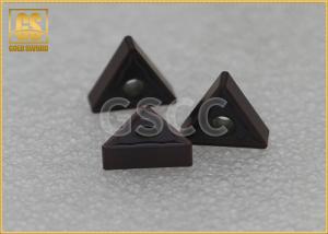 China Hard Steel Triangle Carbide Inserts , Hardbess Tungsten Carbide Tool Inserts factory