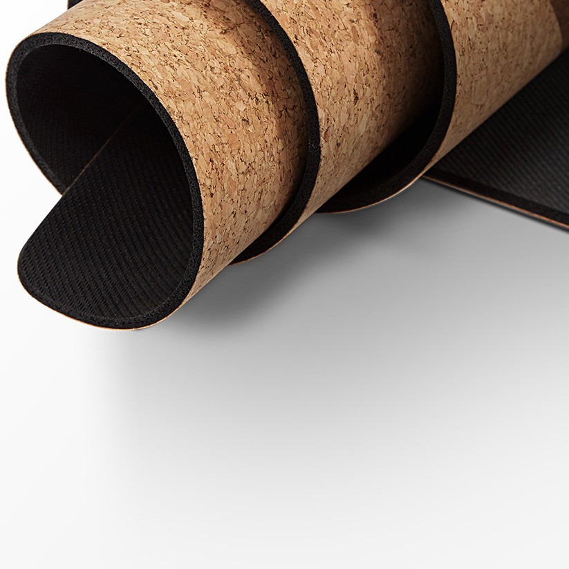 Cork Yoga Mat Sports Mat Environmental Protection With TPE Anti Slip and Sweat-absorbing, Suitable for Yoga Pilates Meditation Indoor Fitness