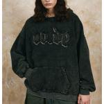 Warm Hoodies For Winter Women'S With Drop Shoulder Vintage Double Layer Design S