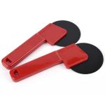 Creative disc stype pizza knife stainless steel pizza knife 9*22cm logo