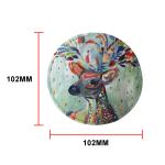 10*10cm Custom Leather Coaster Blanks For Sublimation Photo Printing