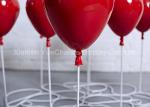 Home Decoration Fiberglass Furniture Red Color Fiberglass Balloon Standing Table