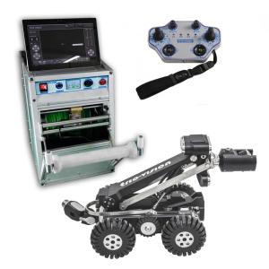 China Wireless Control Win 10 CCTV Inspection Crawler High Definition Rotate Camera 1920x1080P factory