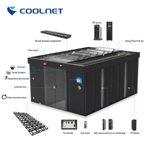 China Module Data Center Integrated Computer Room Cold Aisle 22 Racks factory