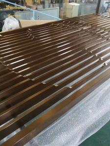 China PVD Color Coating Customized Size Popular Metal Room Divider factory