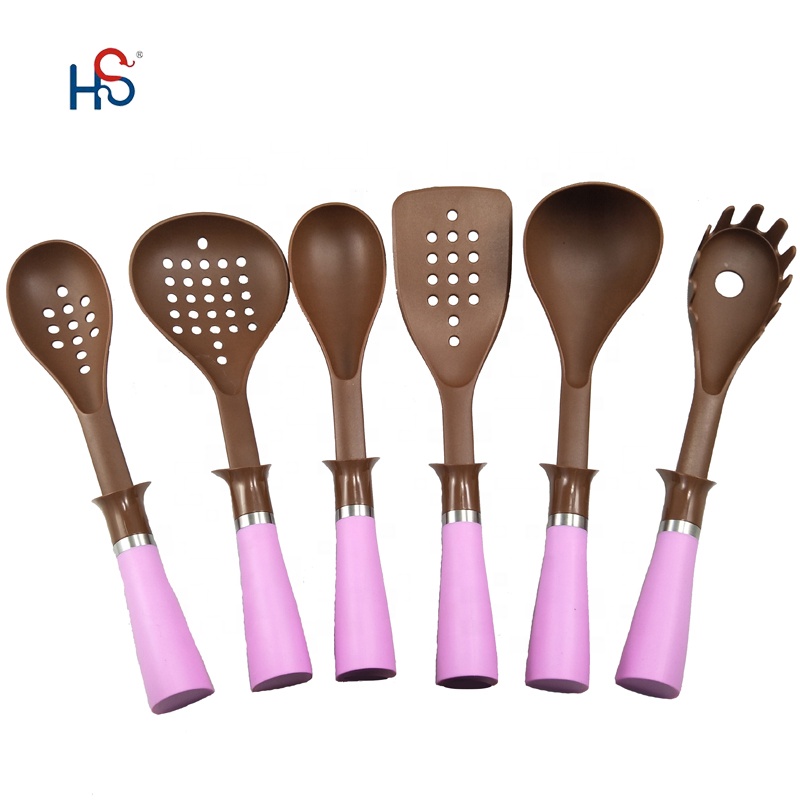 Non-Stick Cooking Tools Set 7 Piece Nylon Utensils for Effortless Cooking Experience
