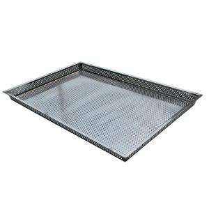 China Custom Food Grade Perforated Stainless Steel Mesh Tray For Freeze drying factory