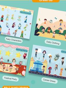 China Discover Game Reusable Sticker Book factory