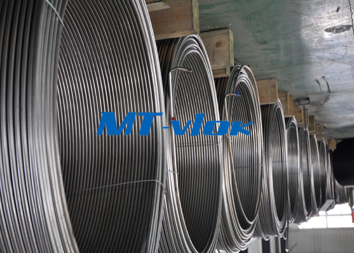 3 / 8 Inch ASTM A269 Small Diameter Stainless Steel Welded Super Long Coiled Steel Tubing