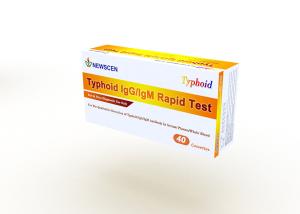 China Infectious Disease 30ul Plasma Typhoid IgG IgM Rapid Test factory