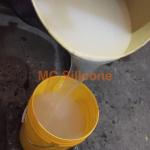Translucent Ratio 1: 1 Platinum Cure RTV2 Liquid Silicone Molding Rubber for