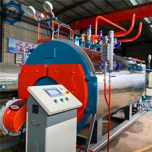 China Automatic 1 to 20 ton Natural Gas LPG Diesel Oil Fired Industrial Steam Boiler Price factory