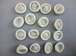 Powder Free Latex White Clean Room ESD Finger Cots Anti Static