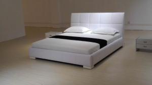 China simple leather bed, hot sale in USA SA86 factory