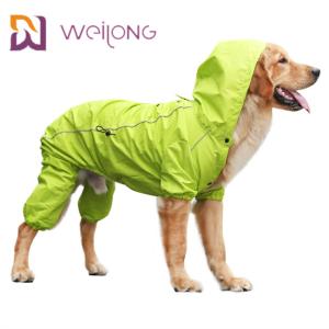 China Safety Stripe Pet Raincoat Full Customization Dog Reflective Raincoat factory