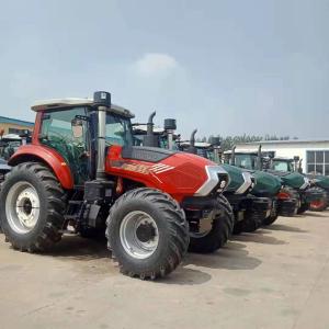 China 180HP 4WD Walking Diesel Big Power Agricultural Machine Large Lwan Garden Farm Tractor front tyreransmission box factory