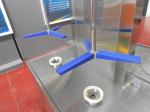 2 Heads Touch Screen Beer Keg Washing Machine Pneumatic Electric Driven Type