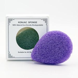 China Natural Skincare Facial Water Drop Konjac Sponge Reusable factory