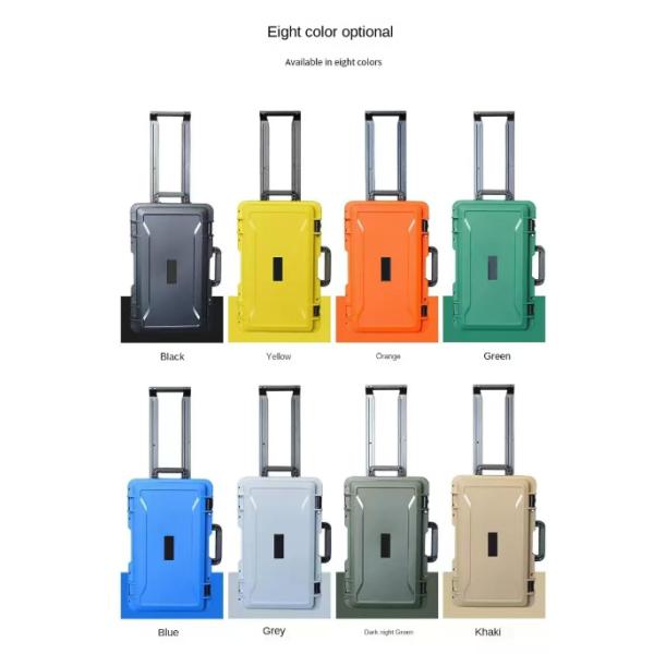IP67 Waterproof Tool Case 567x325x230mm with Pull Rod Handle