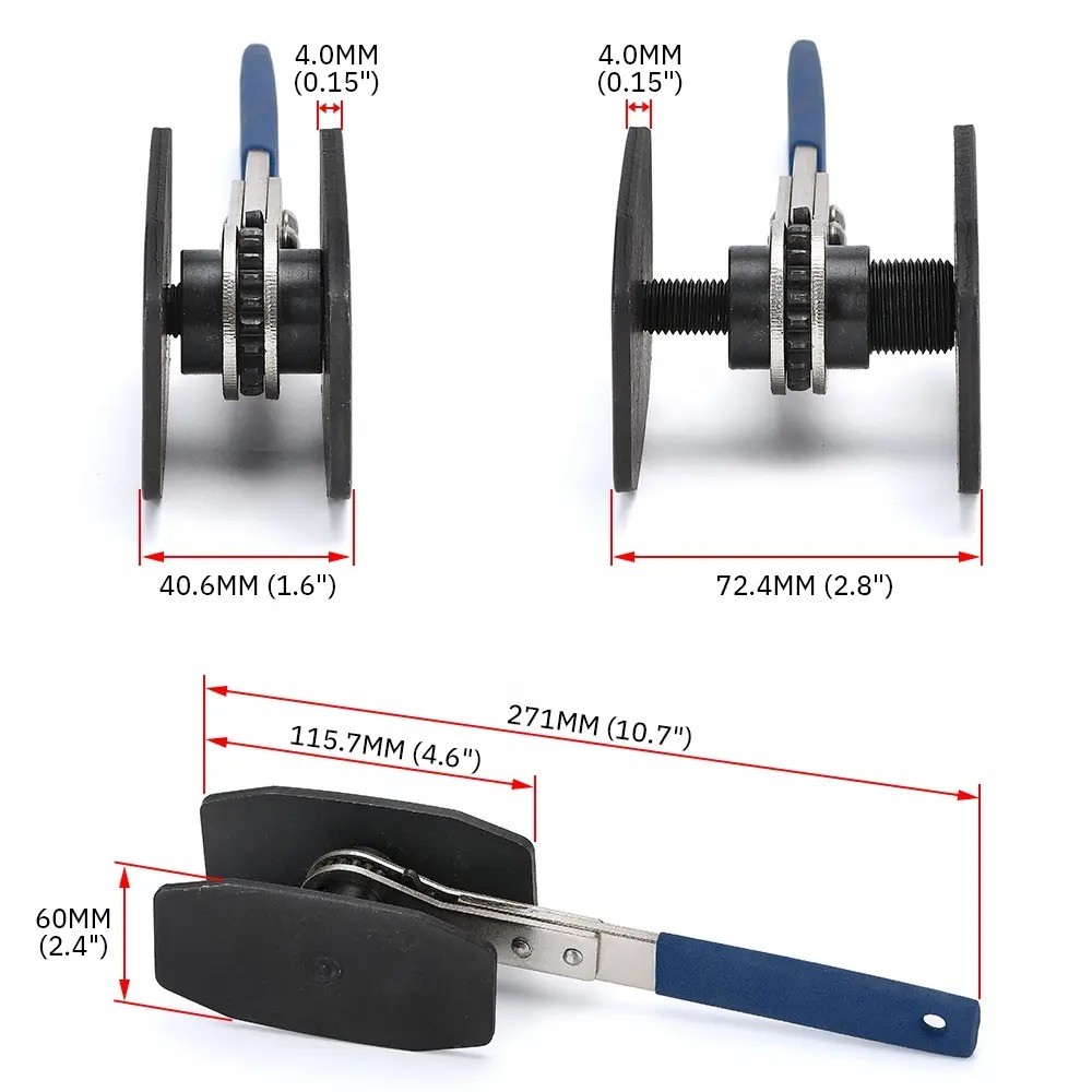 Car Tools Ratchet Brake Piston Caliper Spreader Ratchet Disc Brake Caliper Piston Spreader/separator Pad Mounting Tool