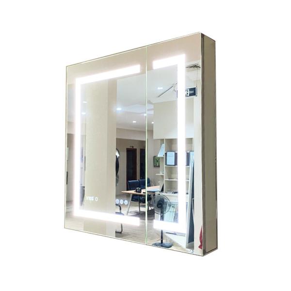 Rectangle Illuminated Bathroom Mirror Cabinet 32 In - 34 In LED Mirror Medicine