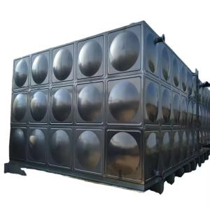 China Stainless Steel Water Tank 2000 Liter Home Large Metal Water Tank factory