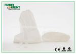 Nonskid Microporous Disposable Shoe Covers Booties / White Disposable Foot