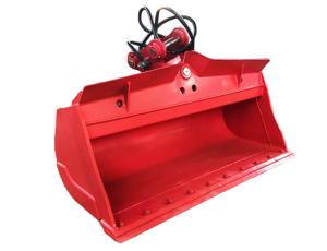 China Customized Reds Tilt Bucket Red Yellow 0.1-0.75 CBM Excavator Bucket factory