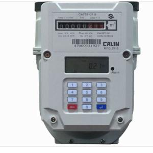 China Diaphragm Steel Aluminum Keypad STS AMR Prepaid Gas Meter factory