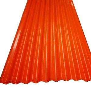 China Coloured Cgi Corrugated Sheet Roof Prepainted Large Spangle Galvanized Sheet Z80 Z100 factory