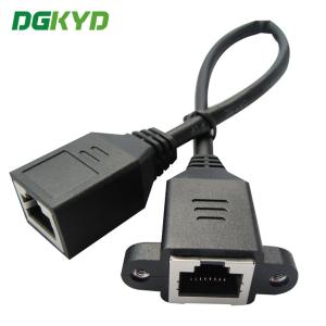 China Custom Shield Rj45 Female To Female Ethernet Cable Network Ethernet Extension Cable factory