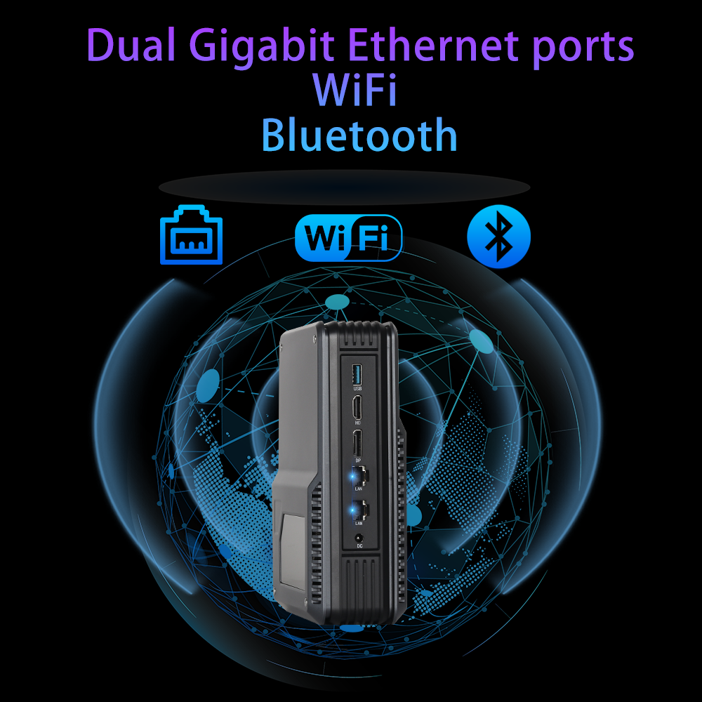 Intel ADL-N & TWL N150 With Dual LAN DDR5 16GB RAM Gaming PC