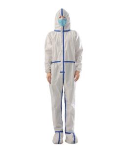 China Type5/6 Disposable Protective Coveralls Uniform Non Sterile Good Air Permeability factory