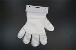 Oil Proof Transparent Disposable PE Gloves , Plastic Gloves For Food Handling