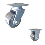 10x2 Inch Forged Steel Super Heavy Duty Casters Solid Twin Wheel Double Ball
