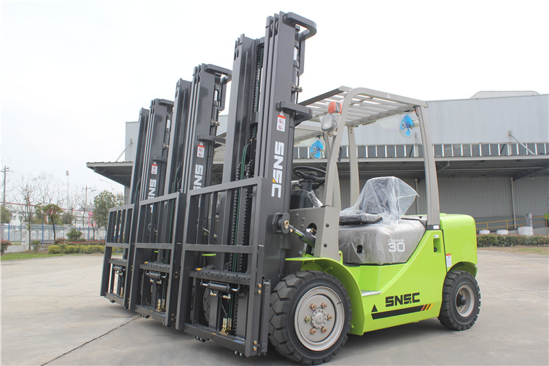 Side Shifter Triplex Mast Container Forklift Truck