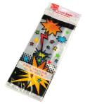 Disposable Clear Plastic Cello Sweet Bags Waterproof With 200 Twist Ties