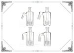 Matrix Perc Ashcatchers Glass Ash Catcher 14mm 14.4mm 18.8mm 18mm