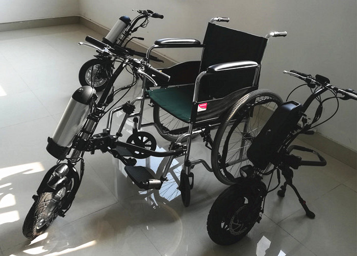36V 250W Electric Wheelchair Conversion Kit Waterproof With 36V 9AH Battery
