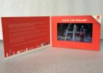 promotional video business card 7'' LCD screen Coca cola brand advertising card