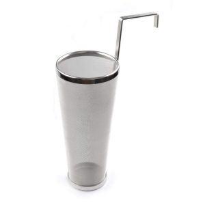 Single Hook 35cm Stainless Steel Hop Filter Mesh Tea Infuser With Handle