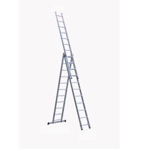 China Household Foldable Aluminum Ladder 3x11 Aluminium Multi Purpose Ladder factory