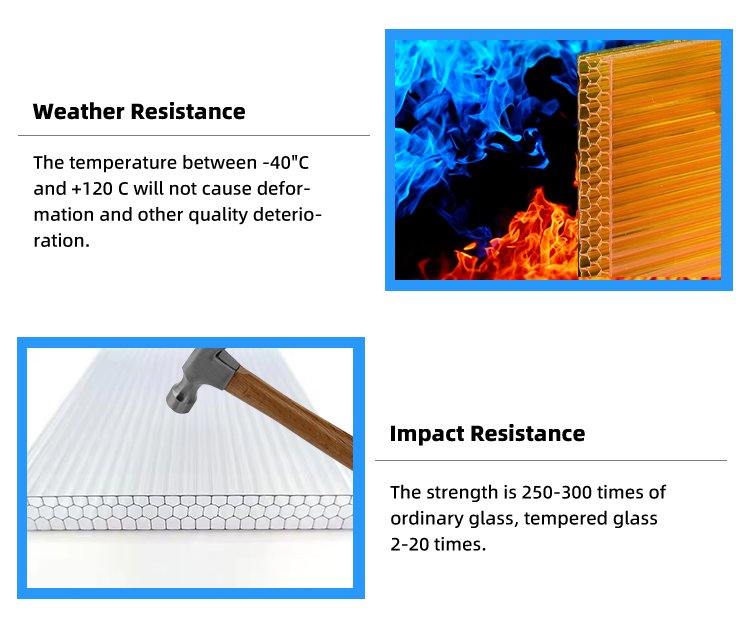 High Strength Polycarbonate Uv Protected Fire Proof Anti-fog Polycarbonate Sheet Multilayer Polycarbonate Sheet