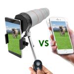 Unique 12X50 High Powered Monocular Scope For Smartphone Birding