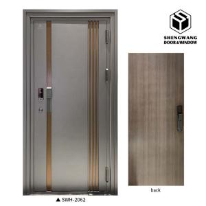 China Maximum Size 4 X 8 Sapele Fireproof Aluminum Room Door Customized factory