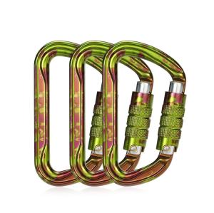 China OEM Accepting 30KN Heavy Duty Carabiner Snap Hook for Mountain Climbing in Heavy Industry factory