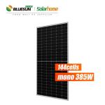 High Power Bluesun Perc Mono Solar Panel Perc Half Cut Solar Panels 24 Volt