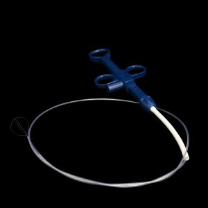 China Disposable Stone Extraction Basket Spiral Shape Stainless Steel / ABS Material factory